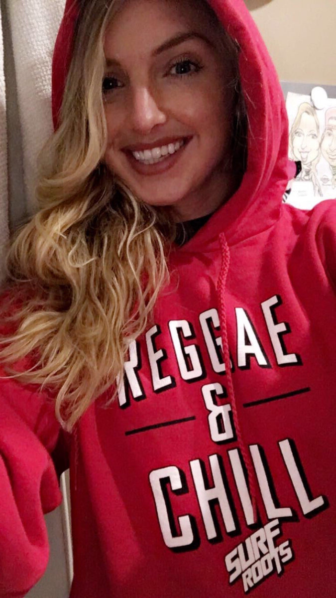 Red cheap roots hoodie