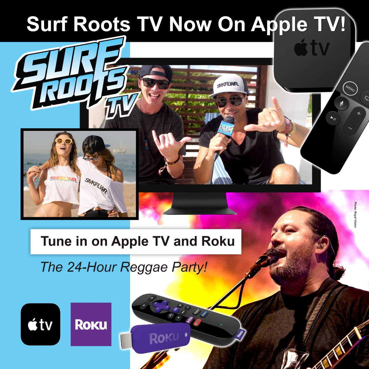 Surf Roots TV expanding to Apple TV on Feb 6th!