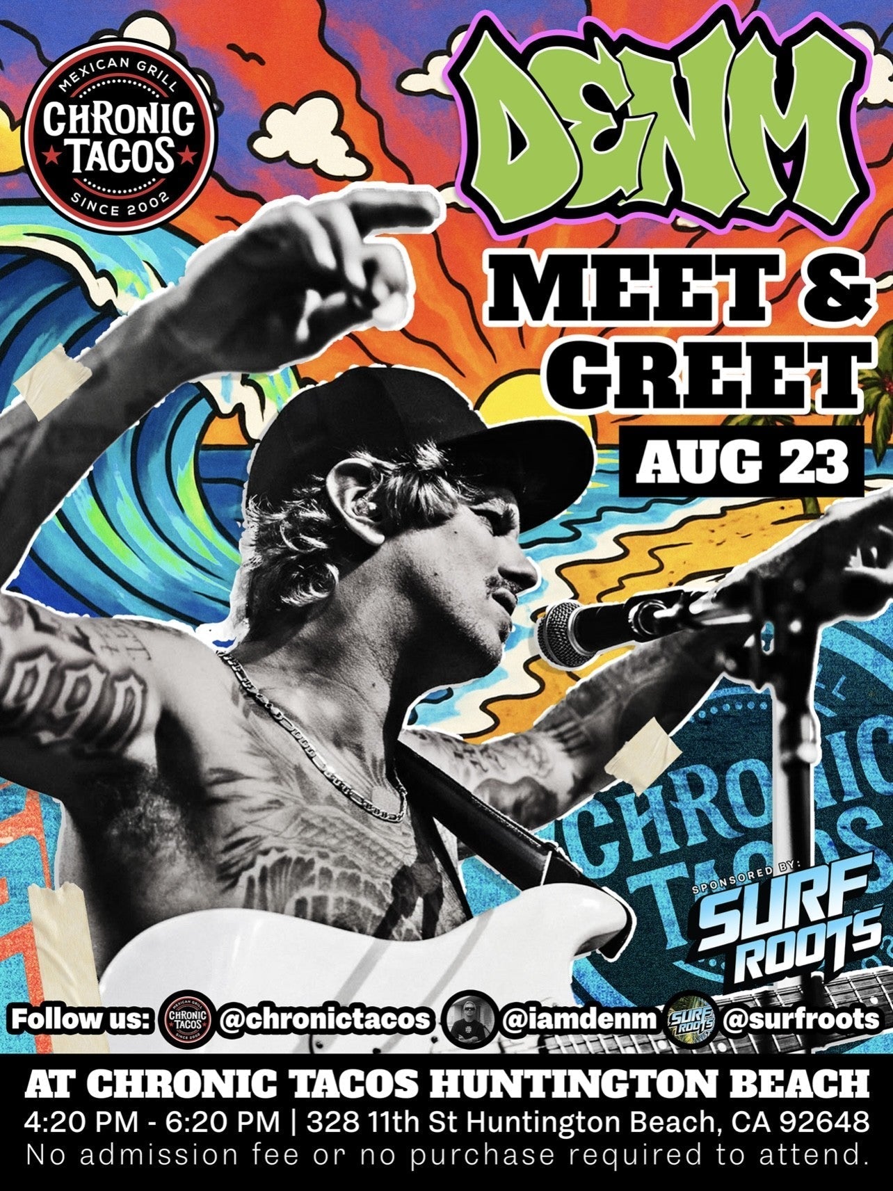 Surf Roots teams up with Chronic Tacos!