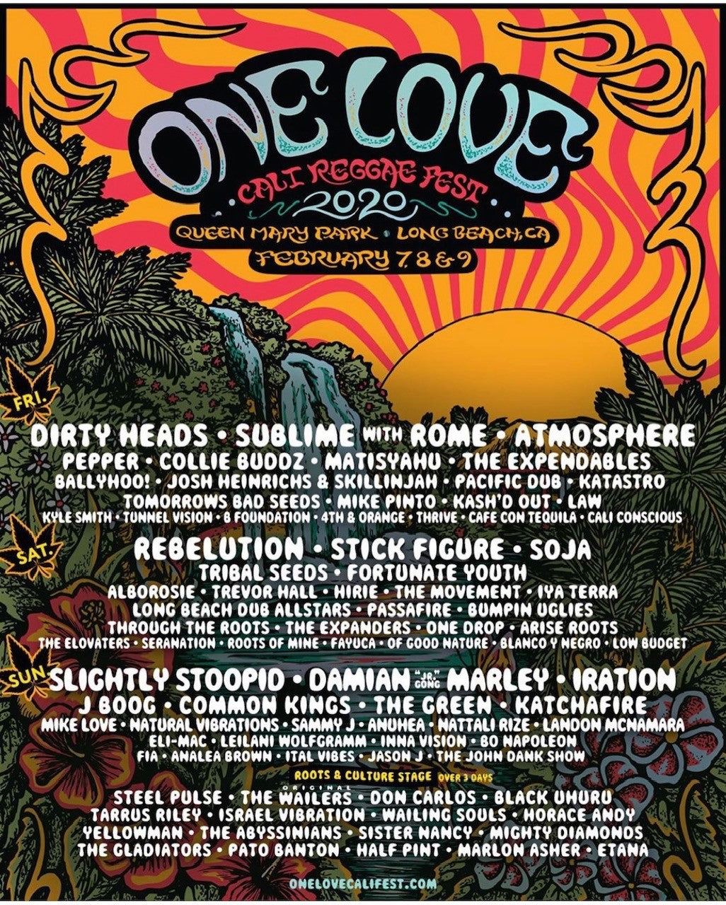 Win Tickets for One Love Cali Fest 2020