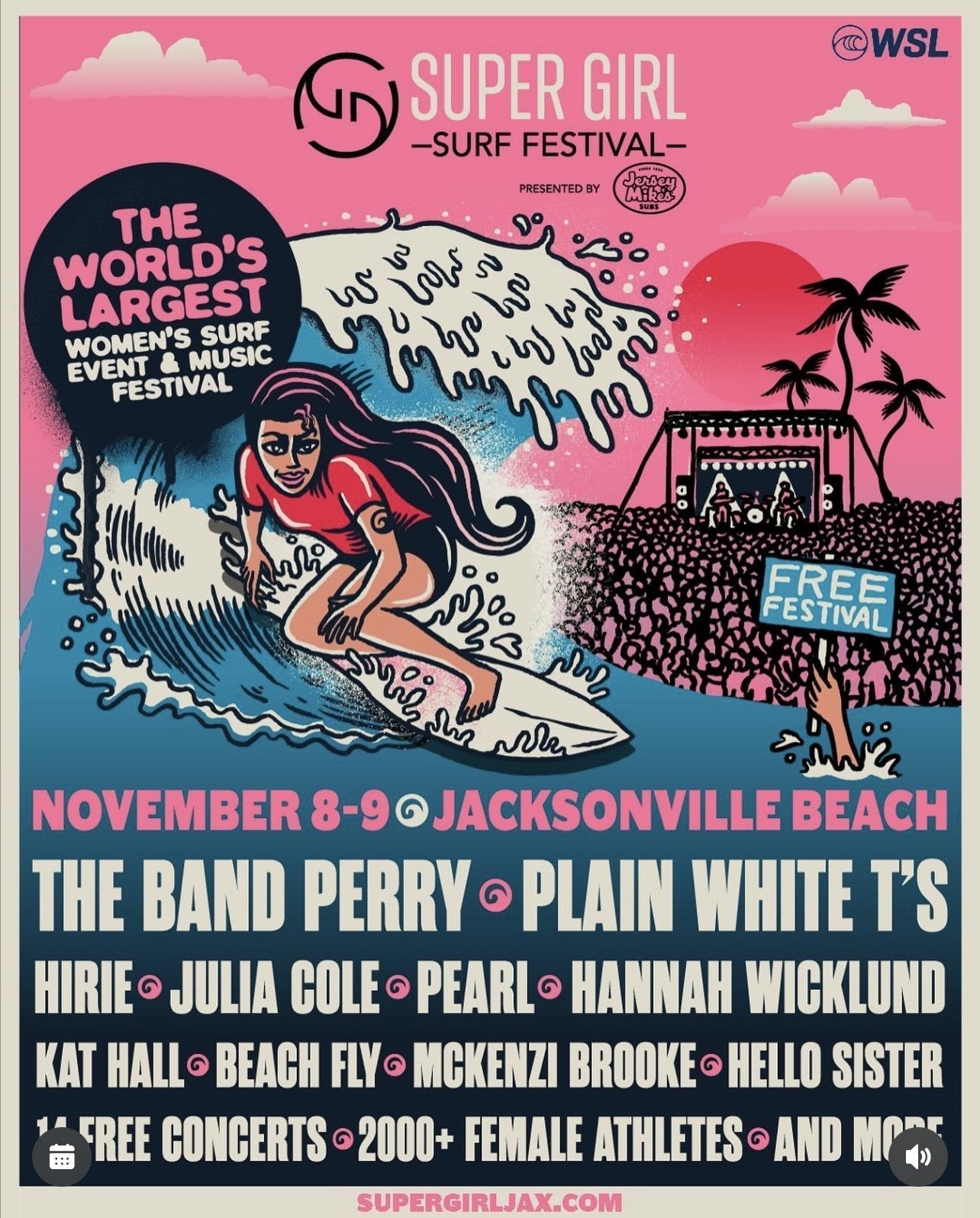 Jacksonville Beach, FL - Super Girl Pro - Nov 8-9