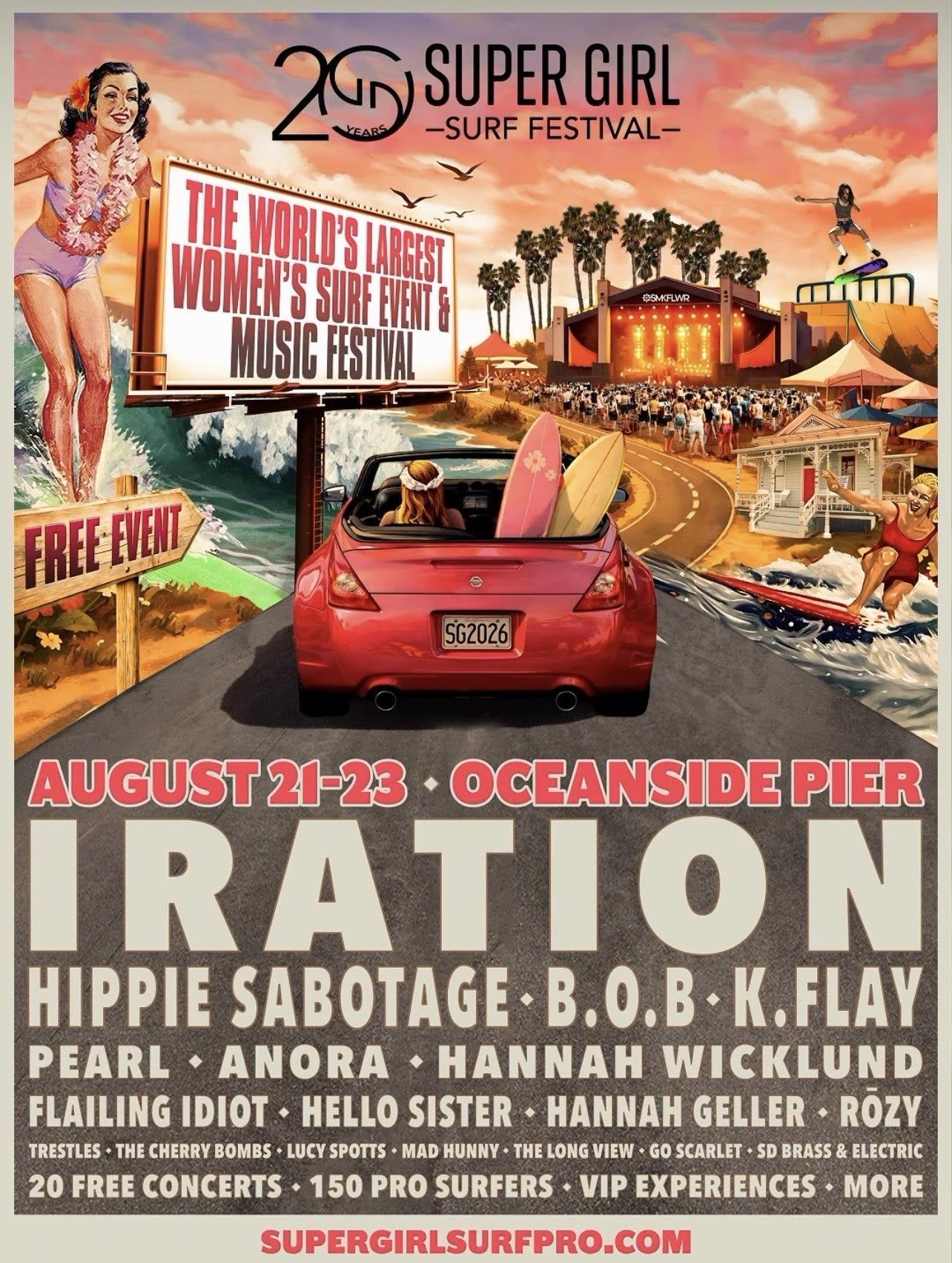 Oceanside, CA - Super Girl Pro Aug 21-23