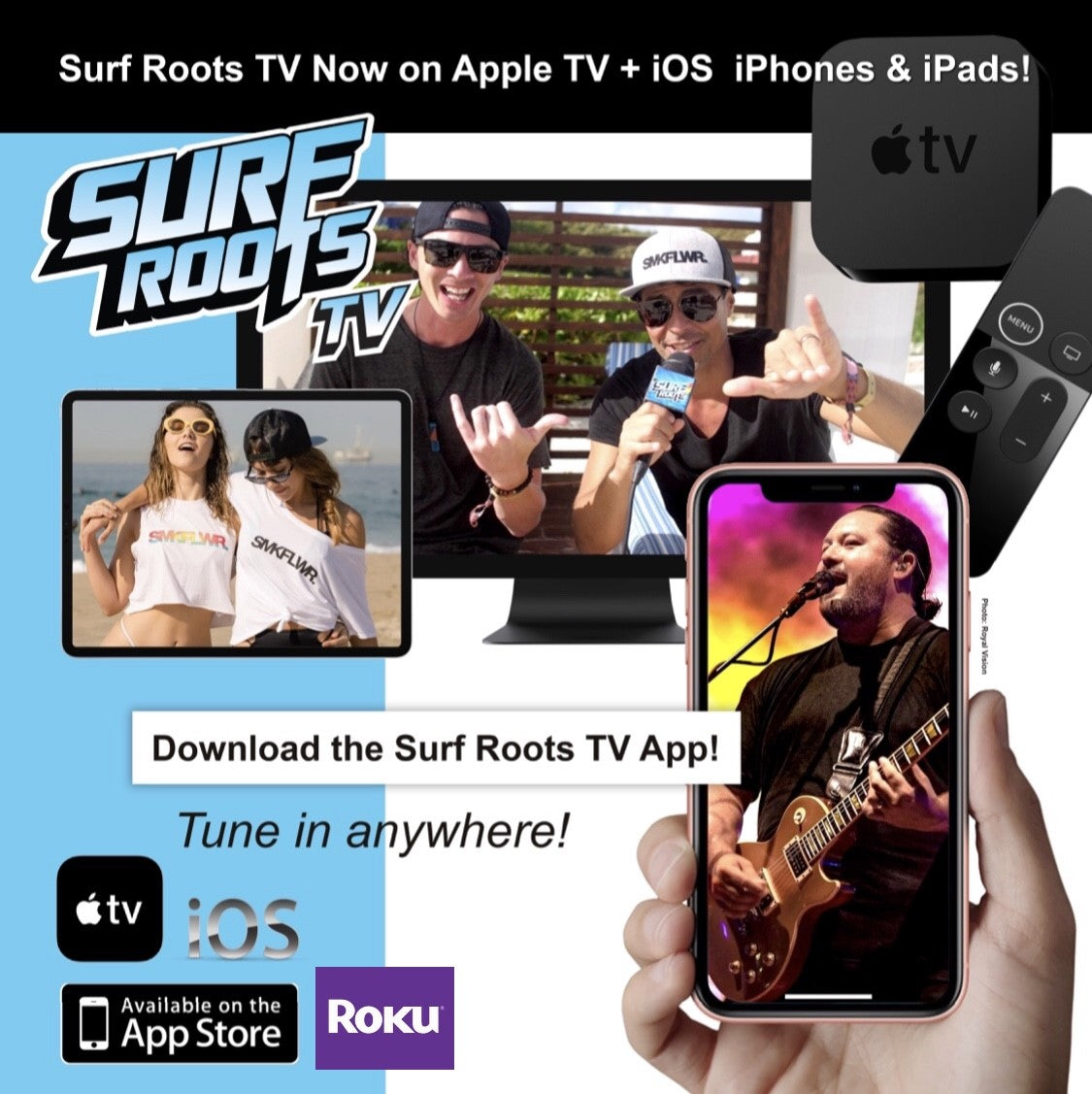 Surf Roots TV App now on iPhone & iPad!