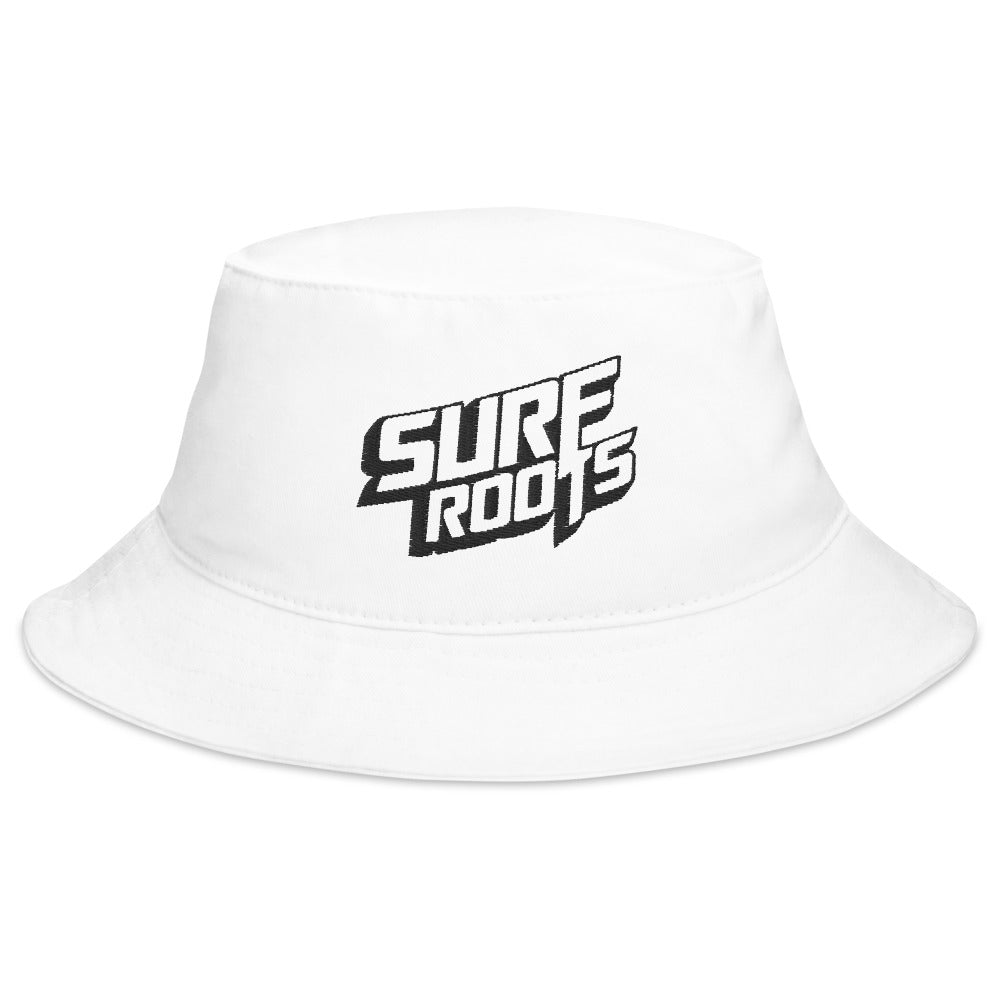 Embroidered (White) Bucket Hat