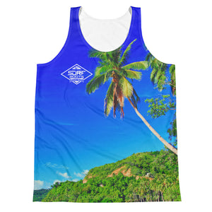 Surf Roots Tropical Unisex Tank Top