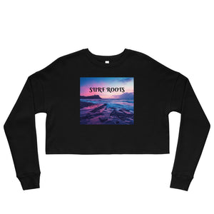 Sunset Surf Roots Crop Sweatshirt