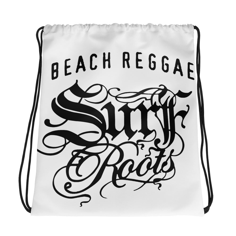 Surf Roots Beach Reggae Drawstring bag