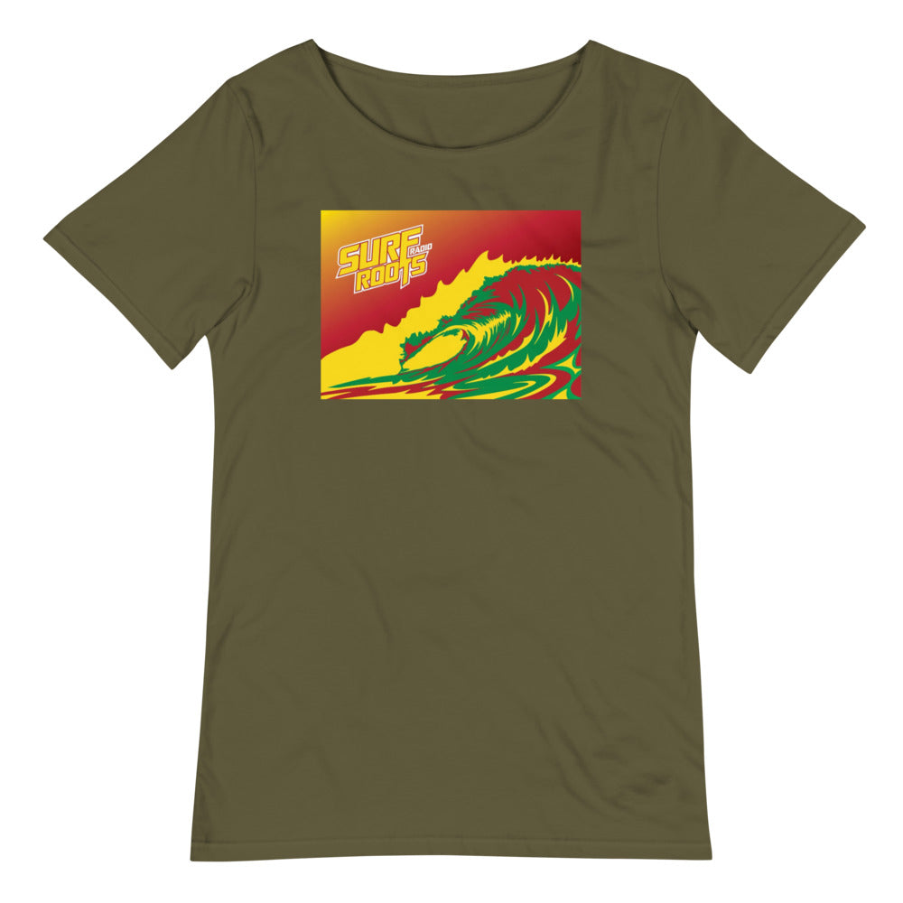 Wave Raw Neck Tee