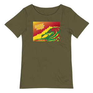 Wave Raw Neck Tee