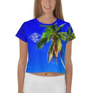 Surf Roots Tropical Crop Tee
