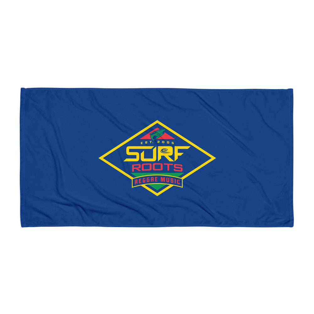 Rasta Diamond Beach Towel - Blue