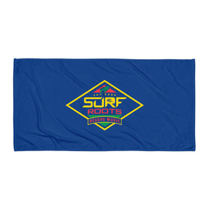 Rasta Diamond Beach Towel - Blue