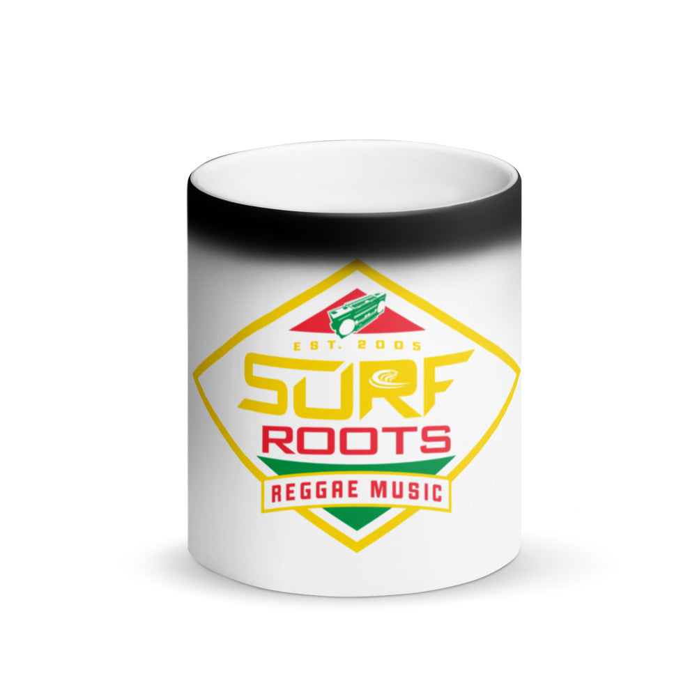 Rasta Diamond Matte Black Magic Mug