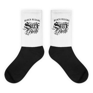Beach Reggae Black and White Socks